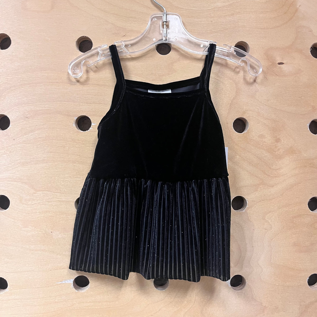 Black Velour Tank