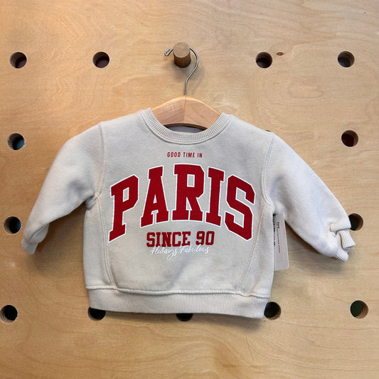 Tan 'Good Time In Paris' Pullover