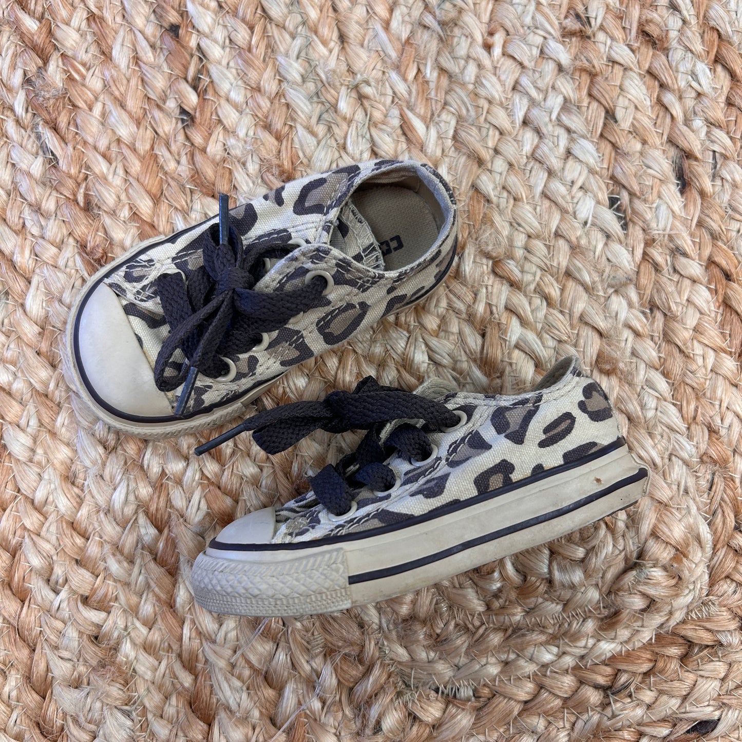 Leopard Print All Star Low Tops