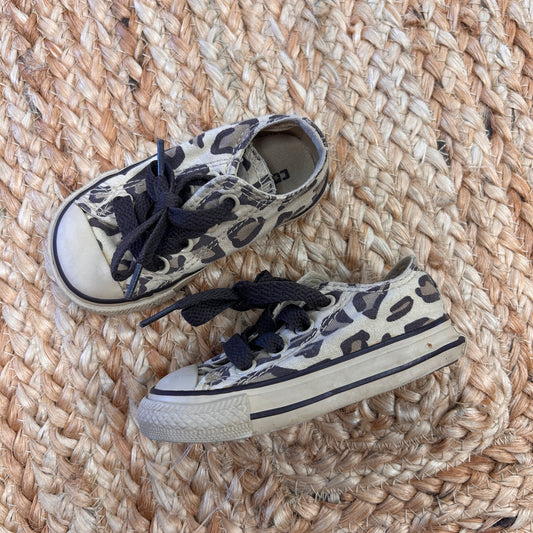 Leopard Print All Star Low Tops