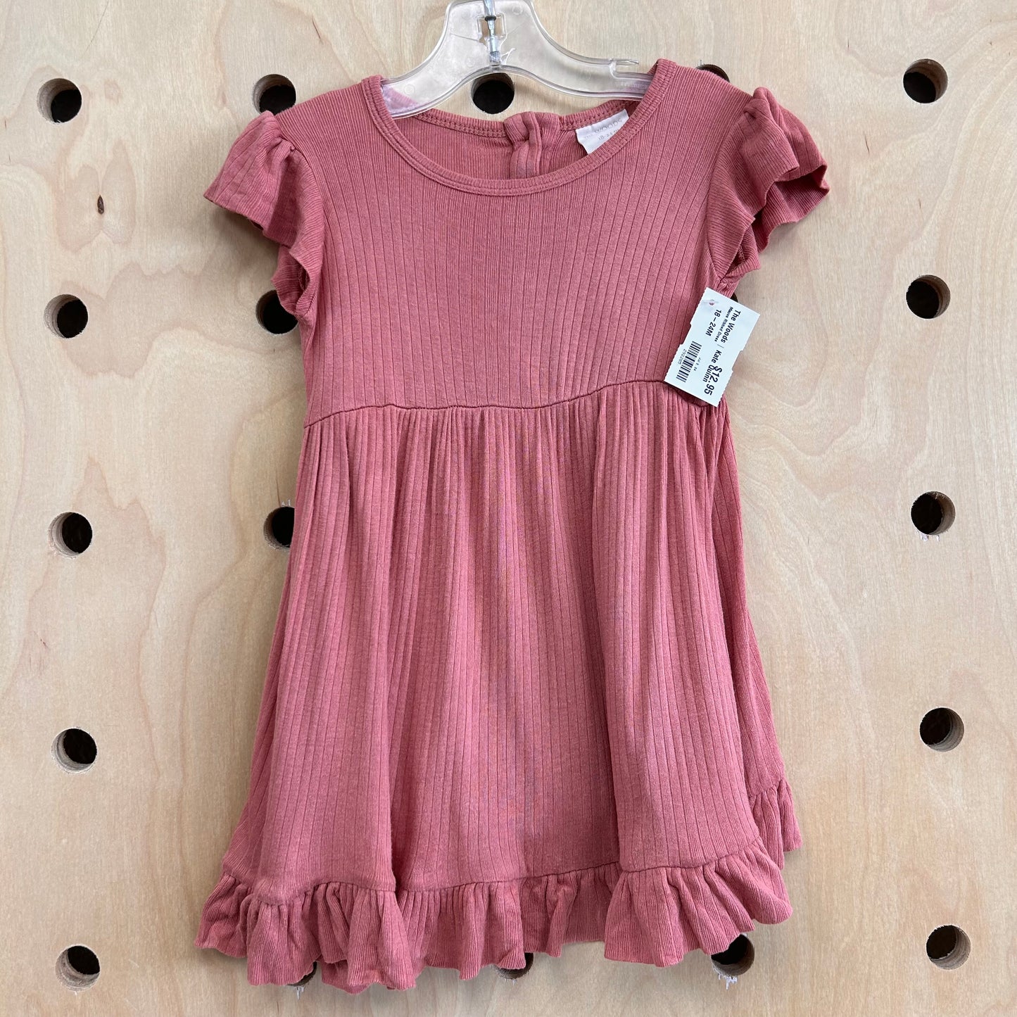 Mauve Ribbed Dress