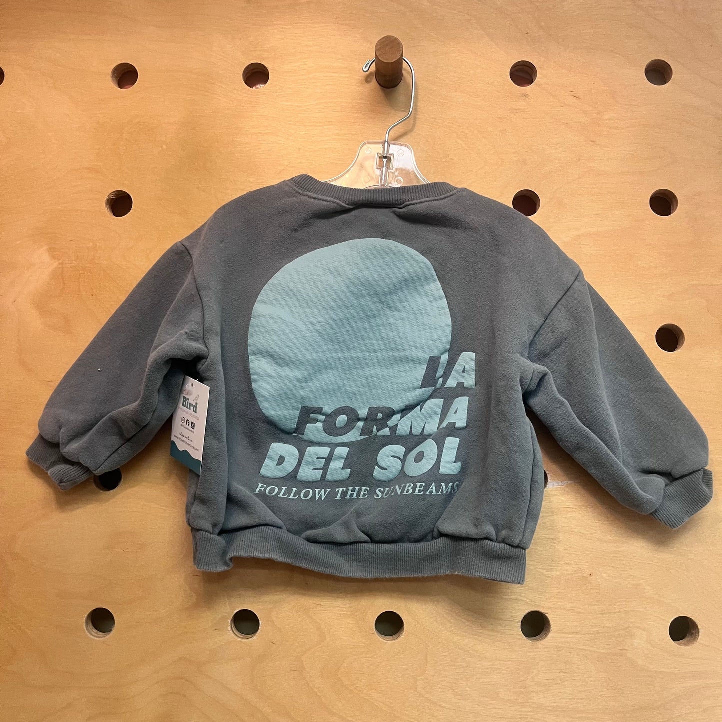 Teal La Forma Del Sol Sweatshirt