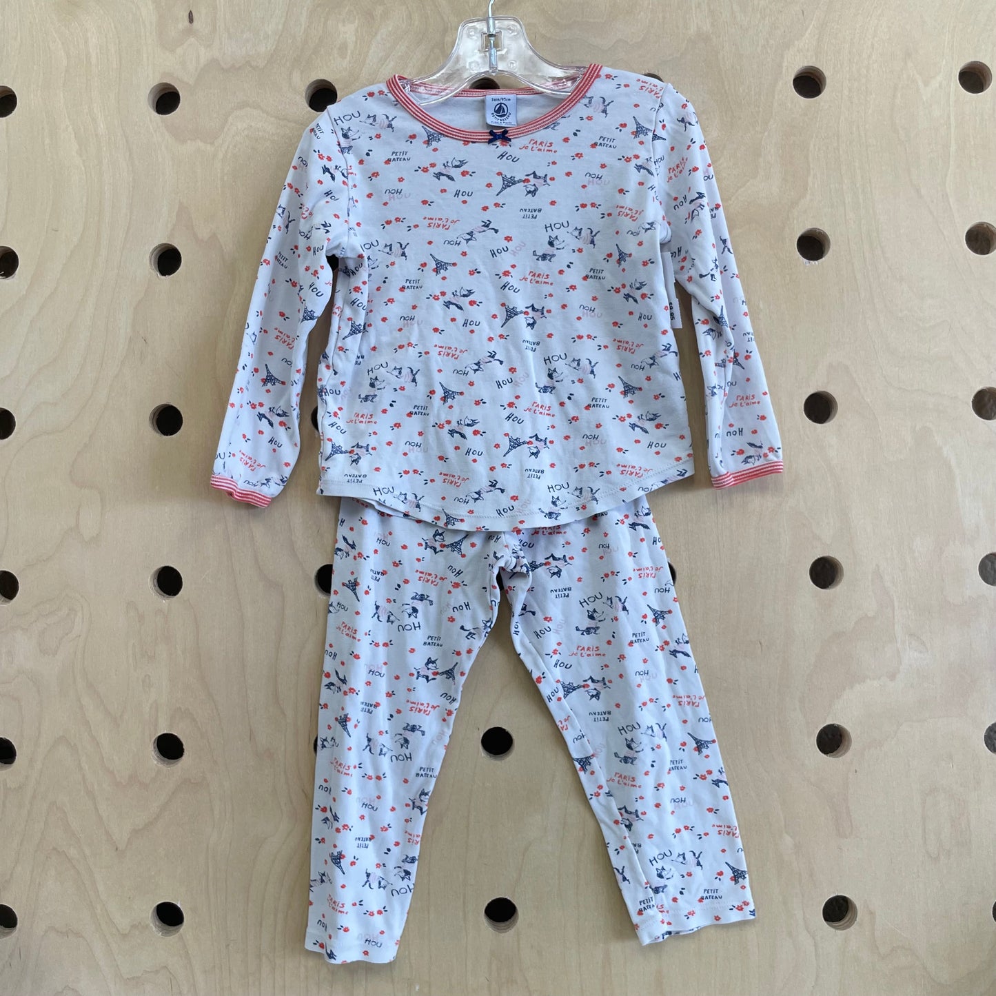 White Paris Pajamas