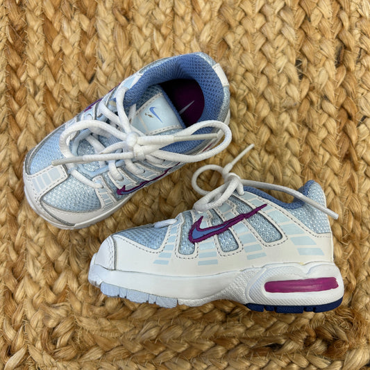 White/Blue P-6000 Sneakers