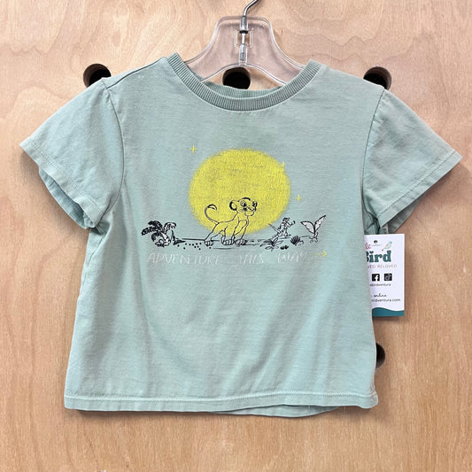 Mint Adventure Simba Crop Tee
