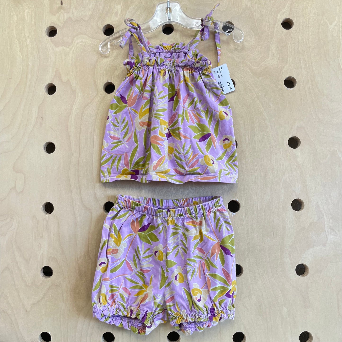 Purple Floral Outfit