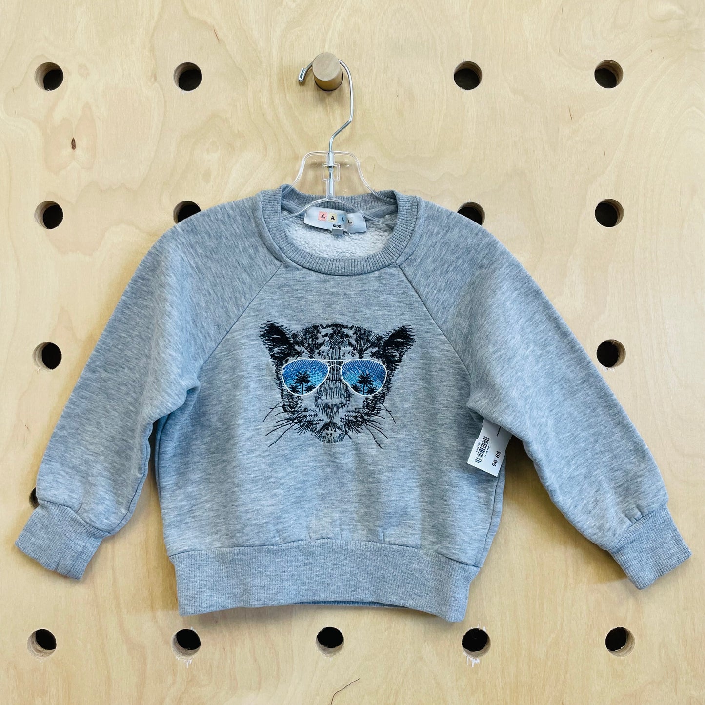 Grey Tiger  Crewneck