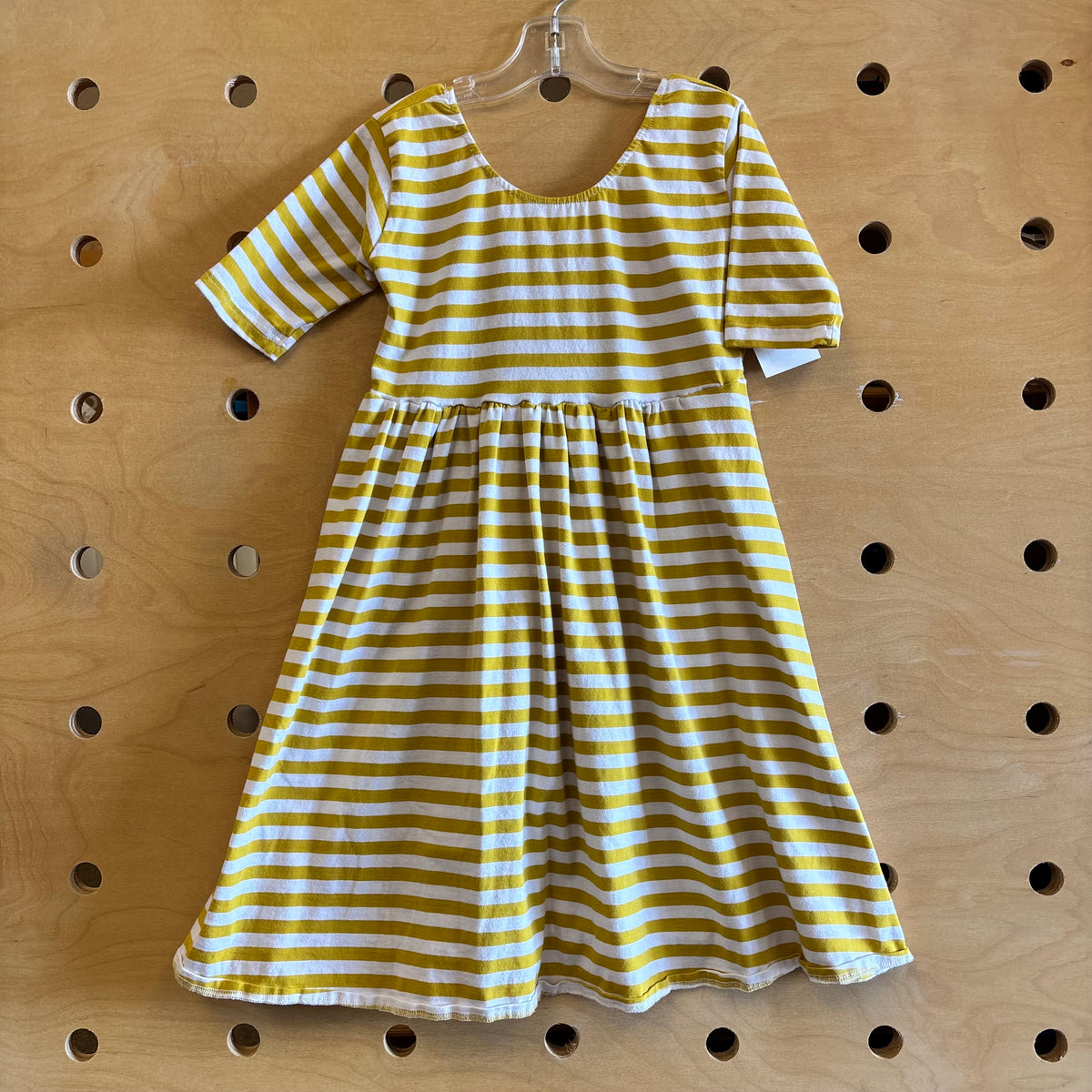 Yellow/White Striped Dress