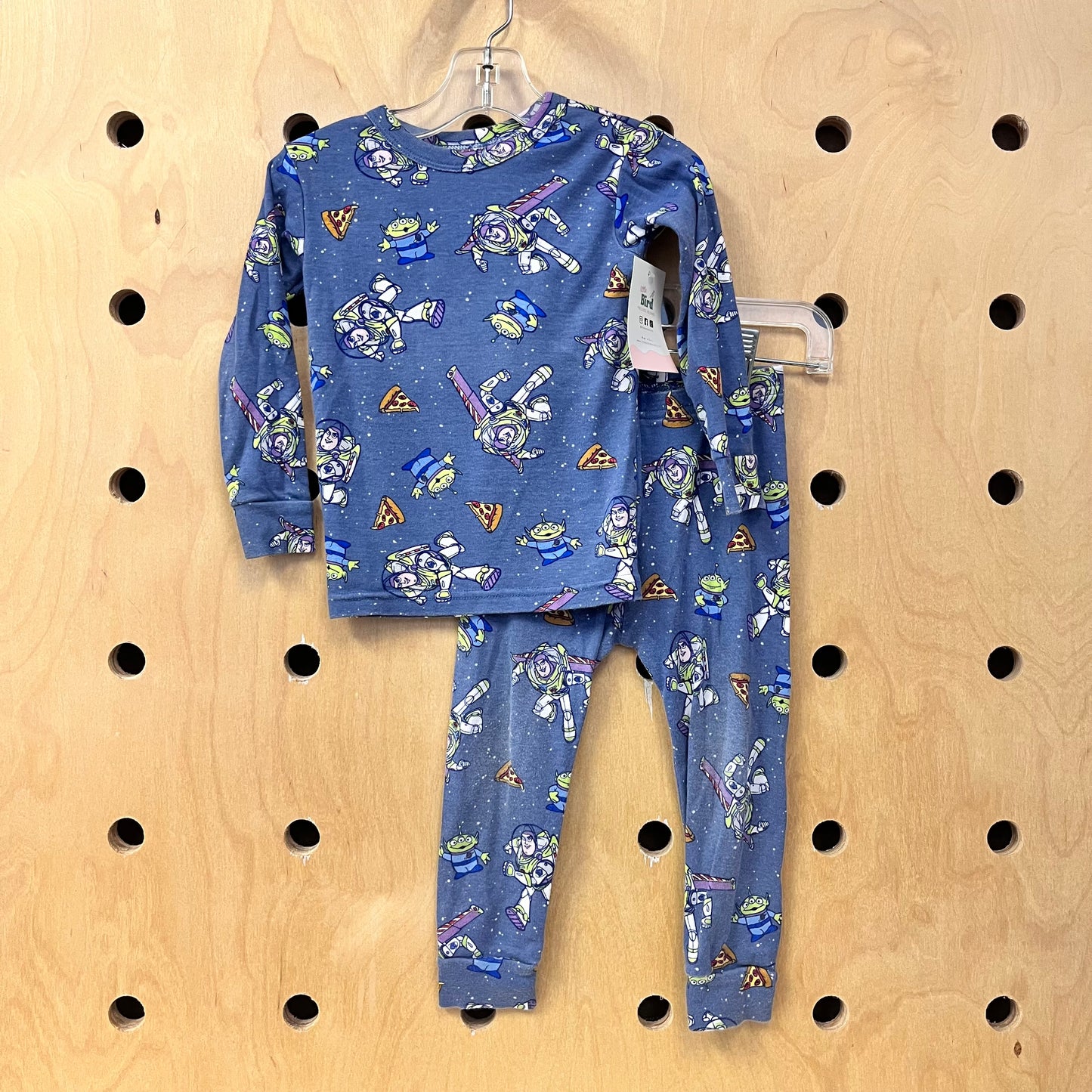 Blue Buzz Lightyear & Pizza Pajamas