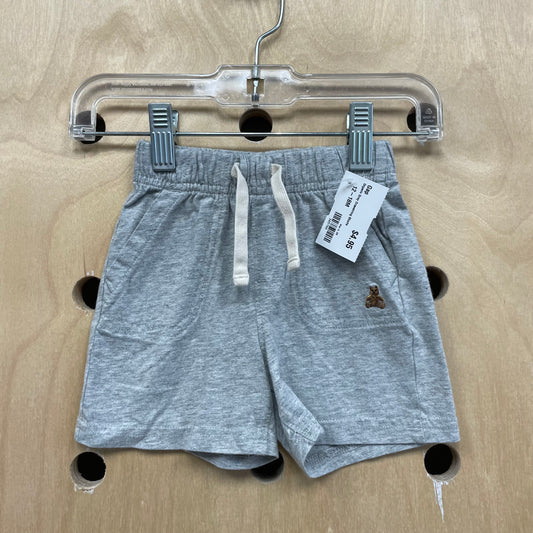 Organic Grey Drawstring Shorts