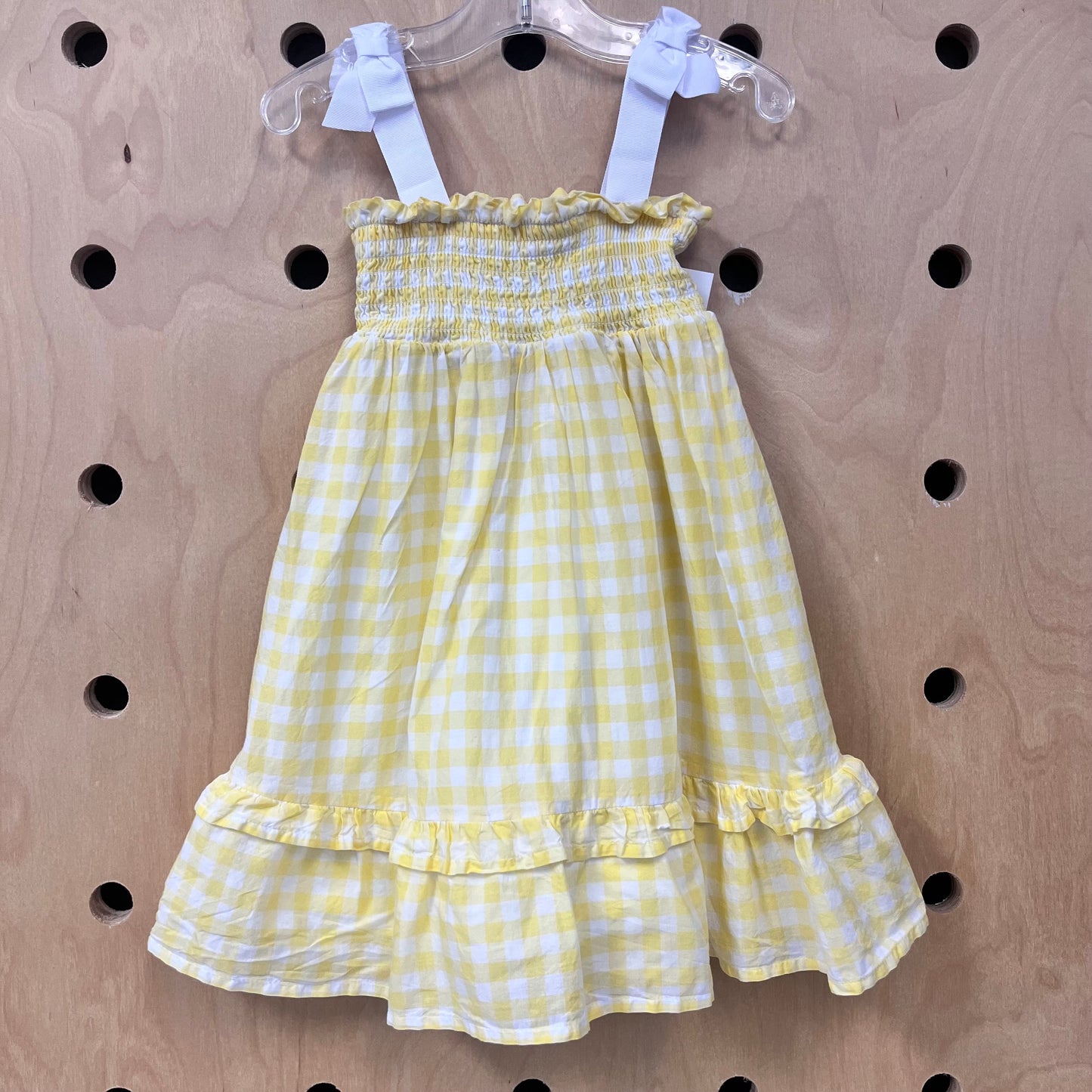 Yellow Gingham Dress
