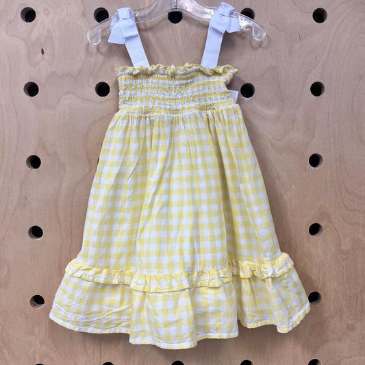 Yellow Gingham Dress