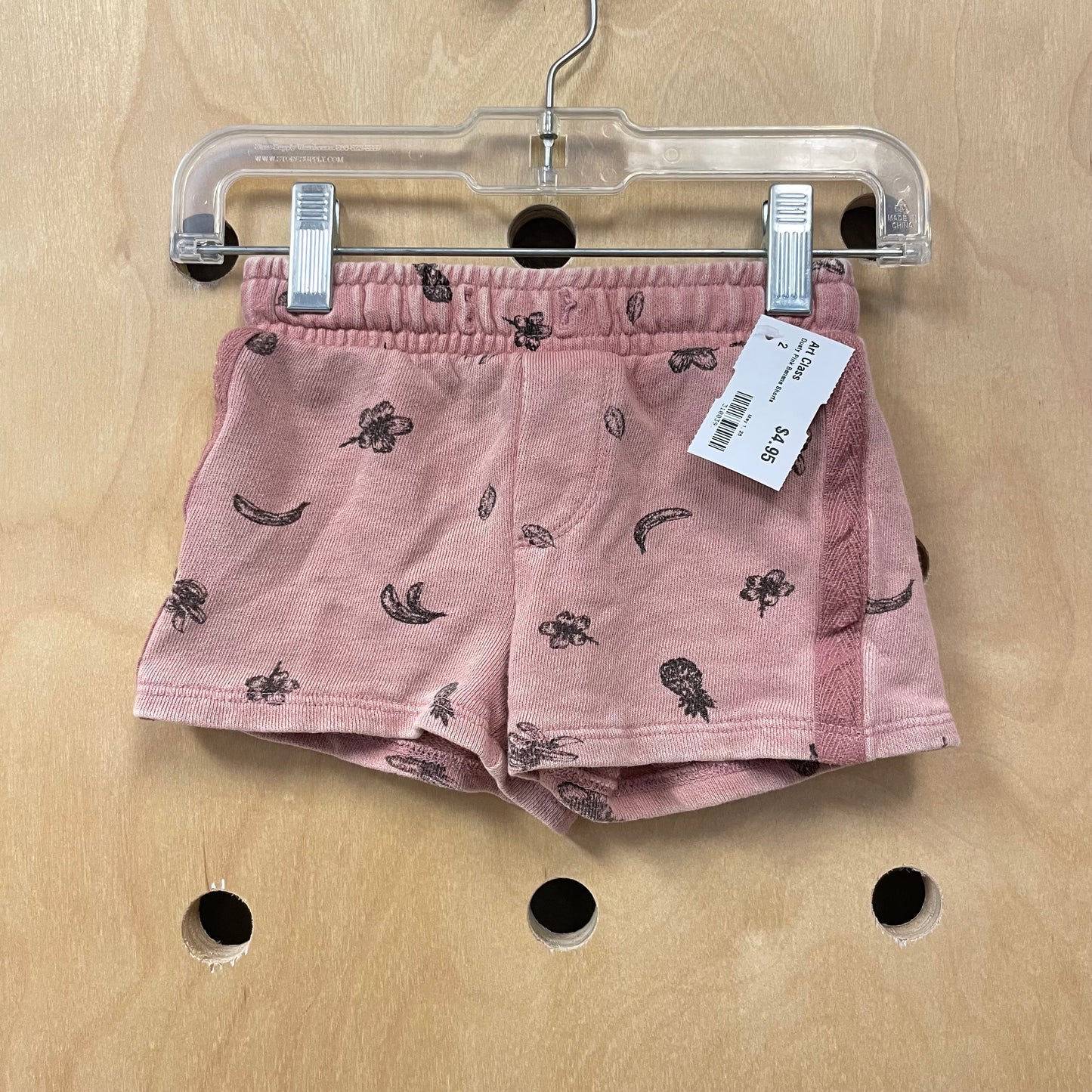 Dusty Pink Banana Shorts