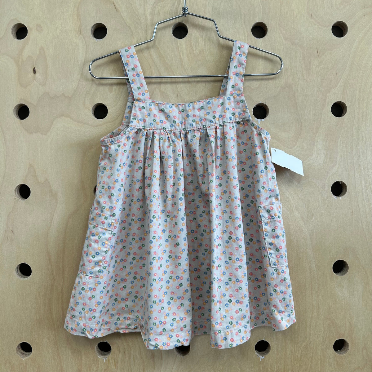 Taupe Floral Dress