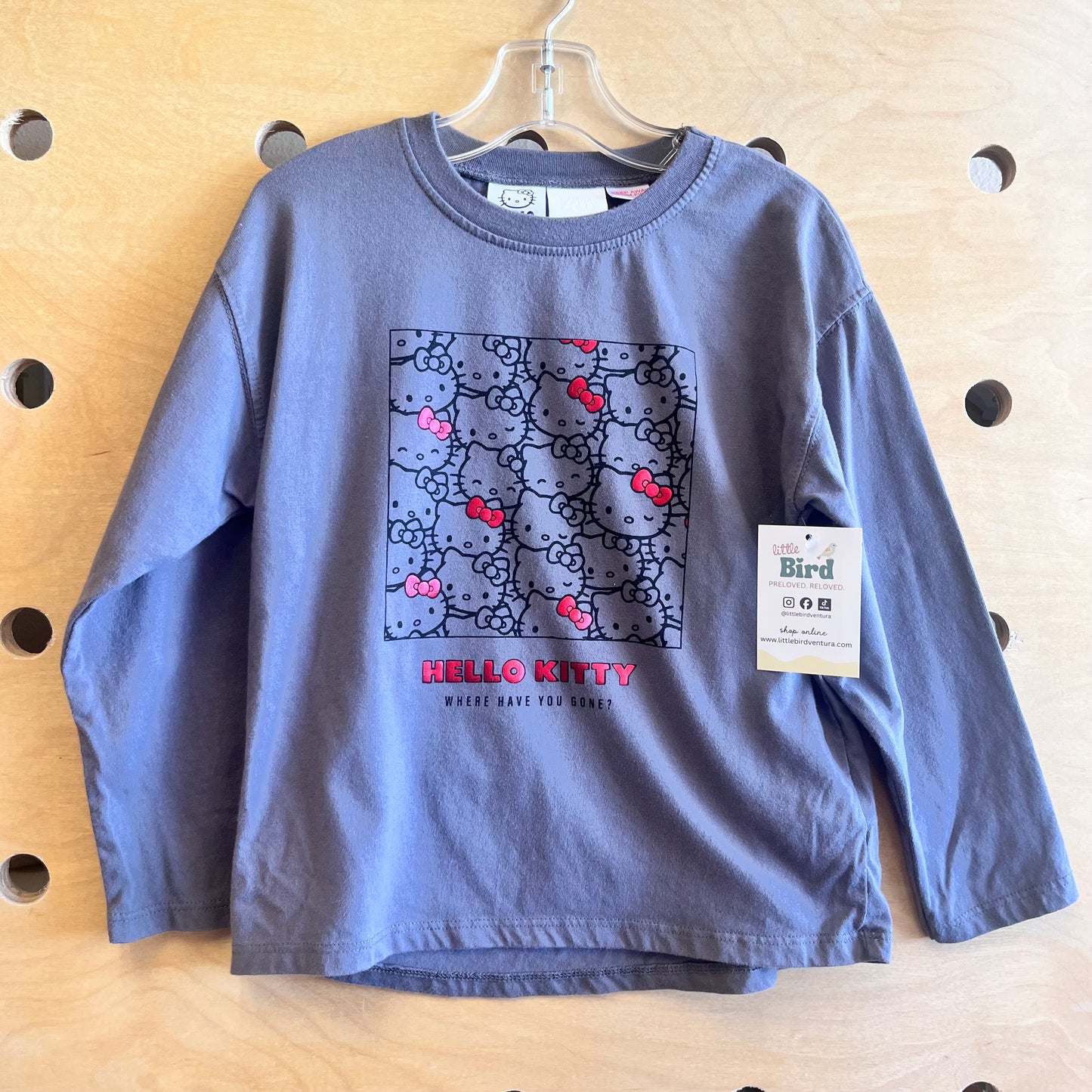 Grey Hello Kitty Bow Long Sleeve