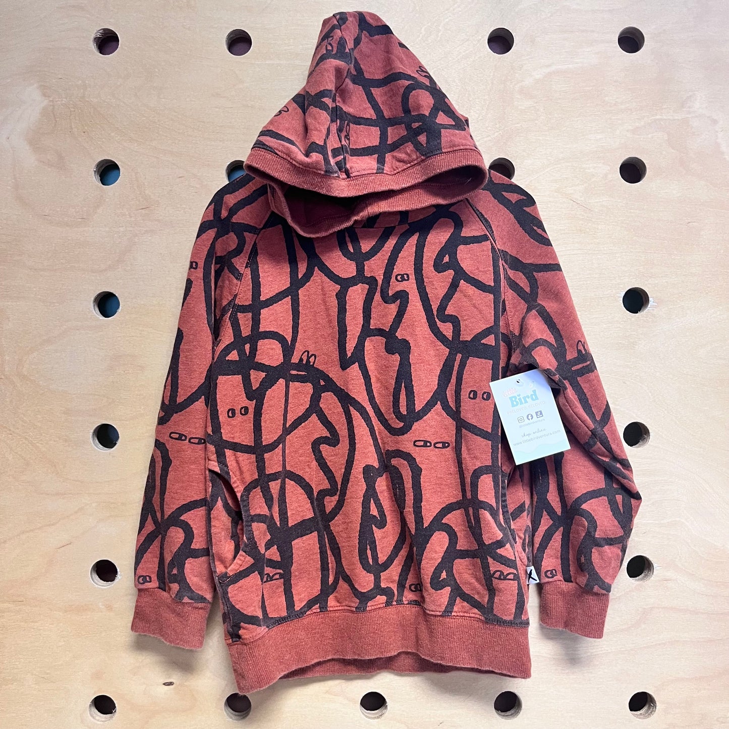 Burnt Orange/Black Eyes Hoodie