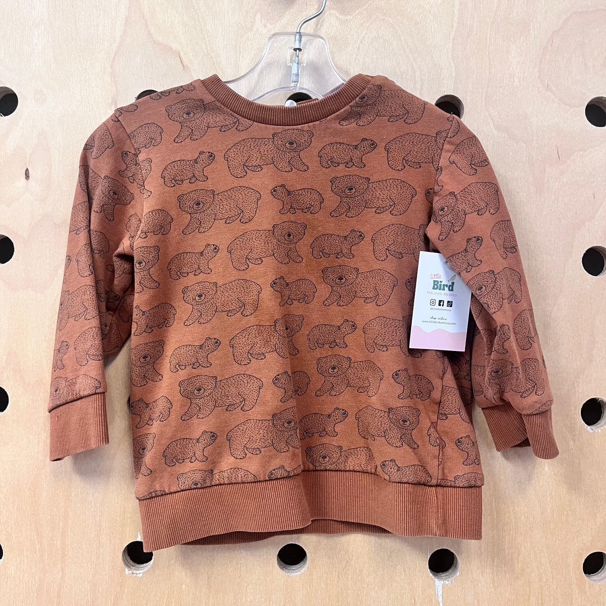 Brown Bear Crewneck