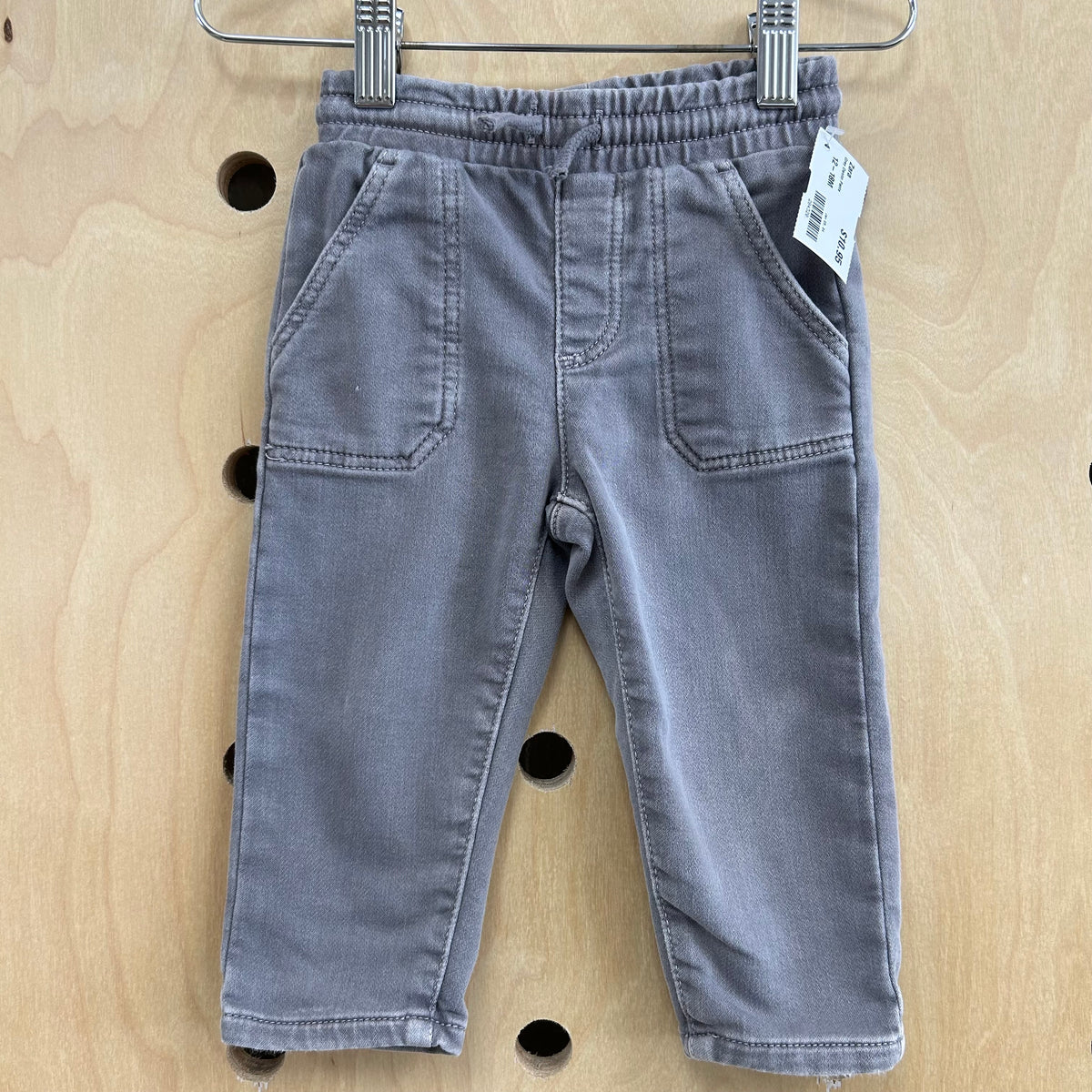 Grey Denim Pants