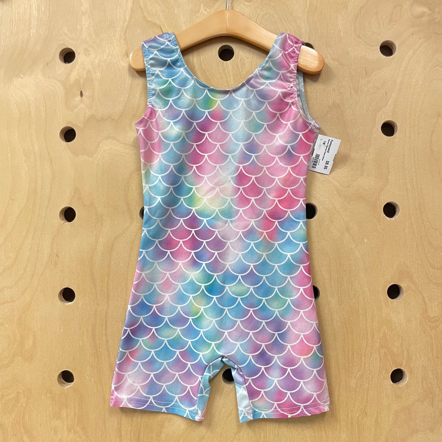 Shimmer Mermaid Scales Unitard