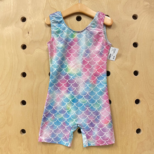Shimmer Mermaid Scales Unitard