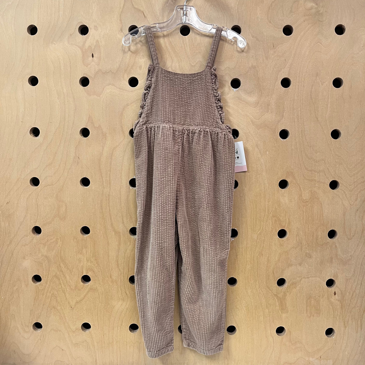 Brown Cord Overalls