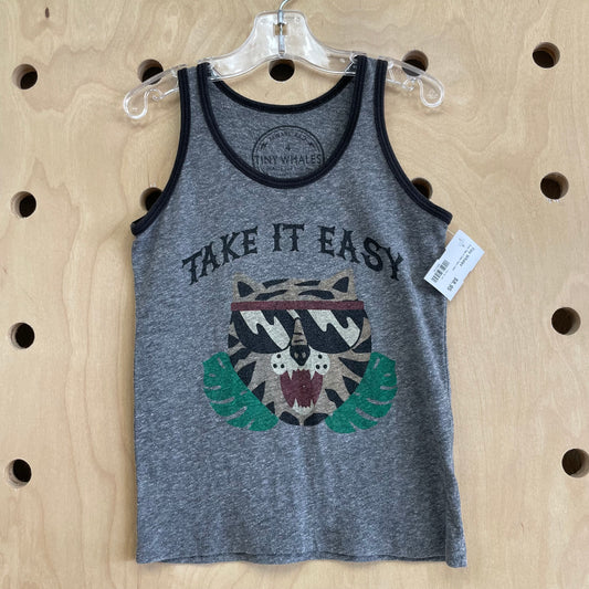 Grey Take It Easy Tiger Tank