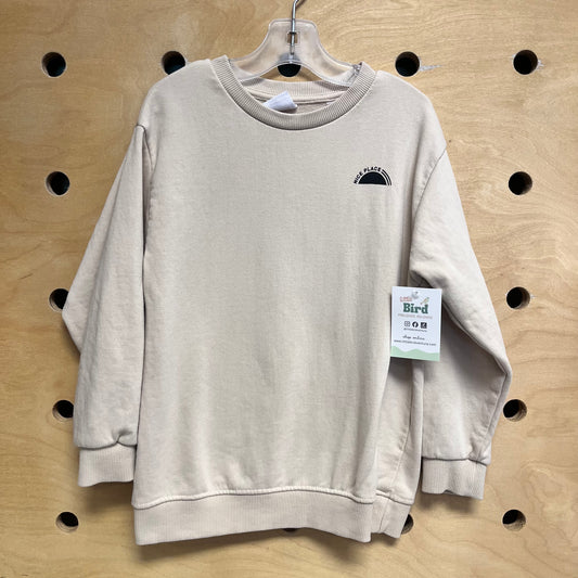 Beige 'Nice Place' Pullover