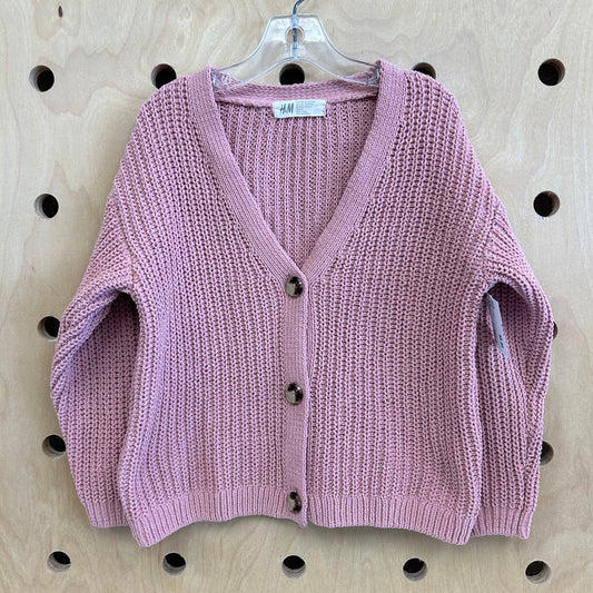 Pink Knit Cardigan