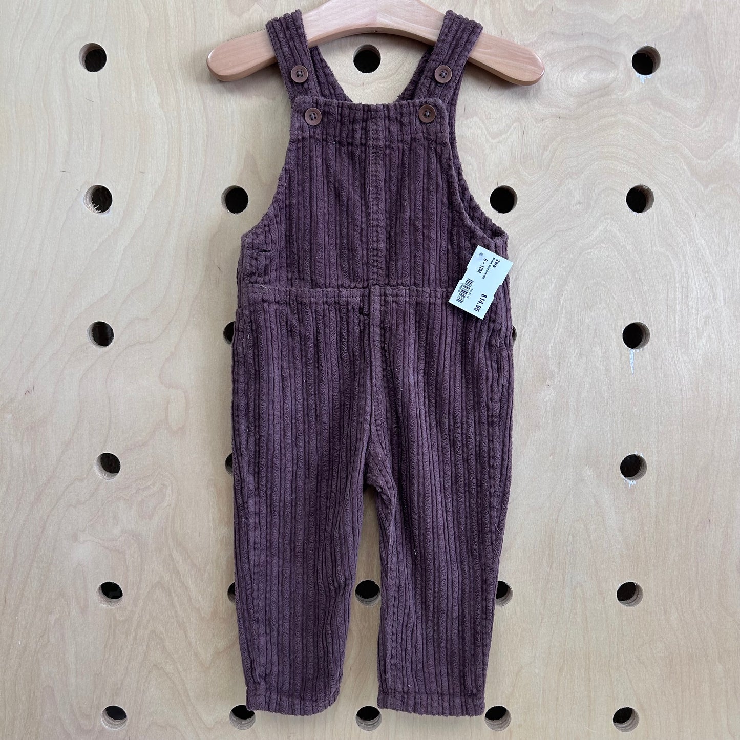 Brown Cord Overalls