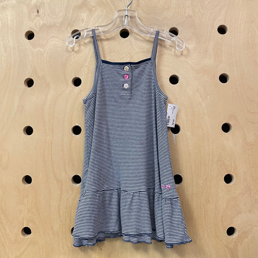 Blue Striped Dress