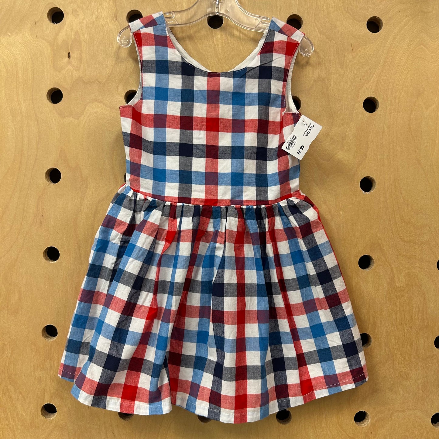 Patriotic Plaid Dress