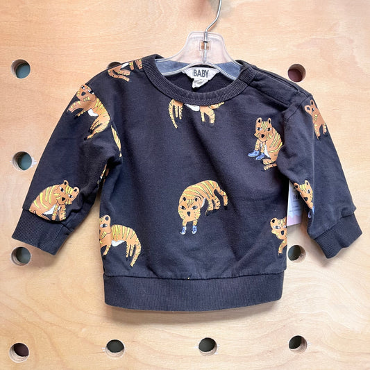 Black Cheetah In Shoes Pullover