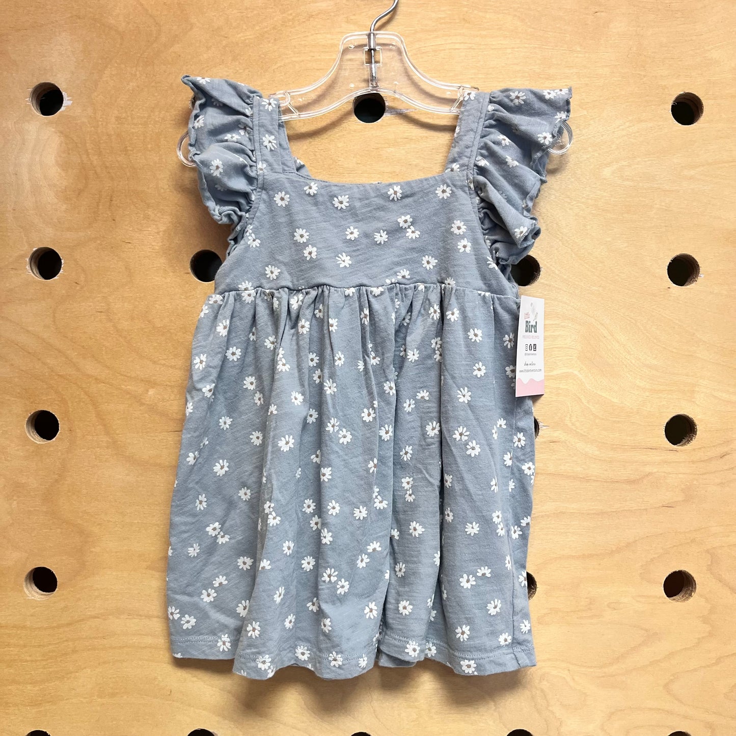 Blue/White Daisies Cotton Dress