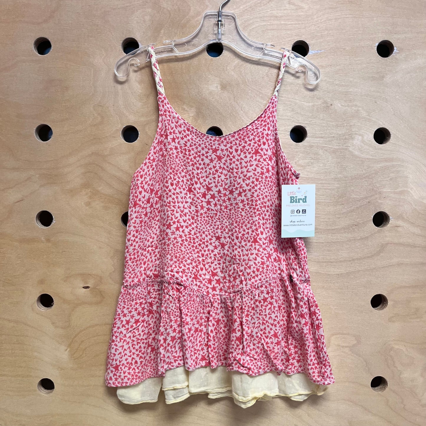 Red/Yellow Layered Stars Tank