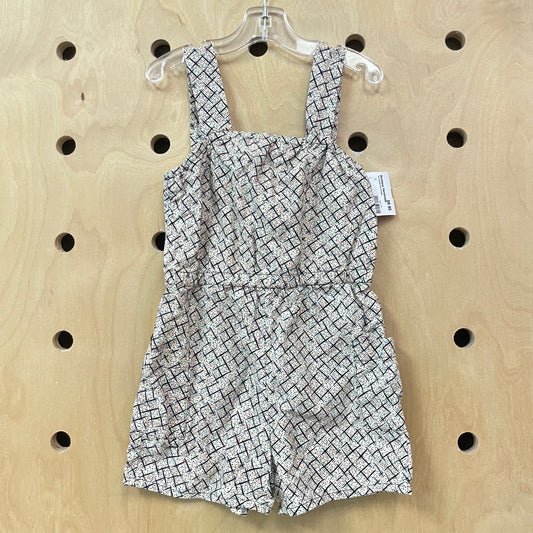 Tan Confetti Dots Romper