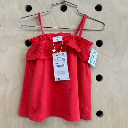 Red Eyelet Dress NEW!