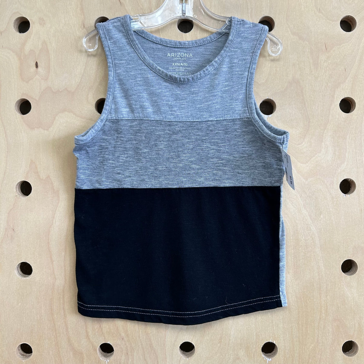 Grey Colorblock Tank