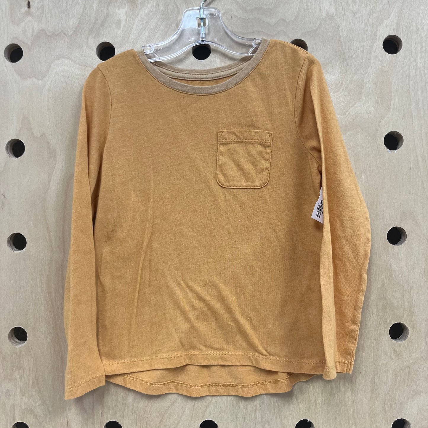 Yellow LS Pocket Tee