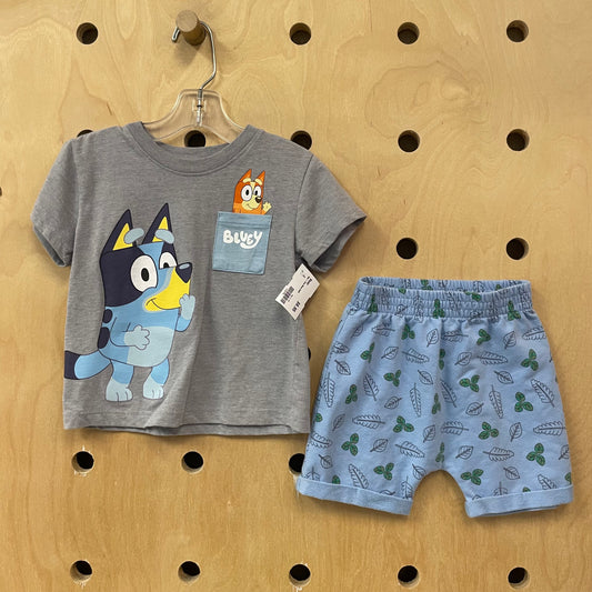 Blue + Grey Bluey Outfit