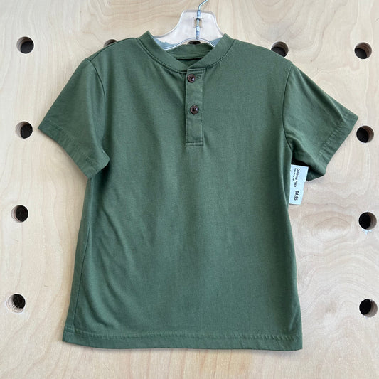 Green Henley Tee