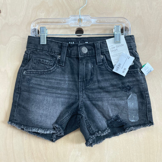 Black Low Stride Denim Shorts NEW!