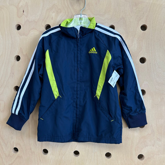 Blue & Electric Green Athletic Jacket