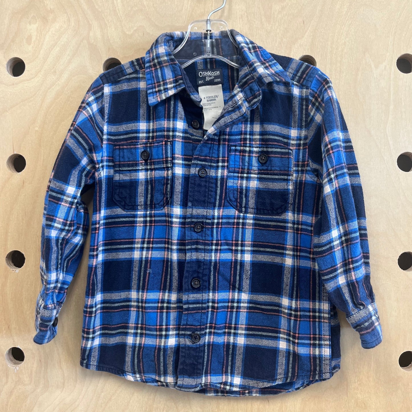 Blue Plaid Flannel