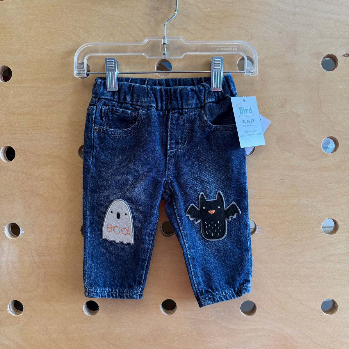 Ghost/Bat Patched Denim NEW!