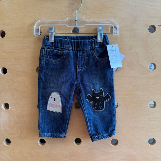 Ghost/Bat Patched Denim NEW!