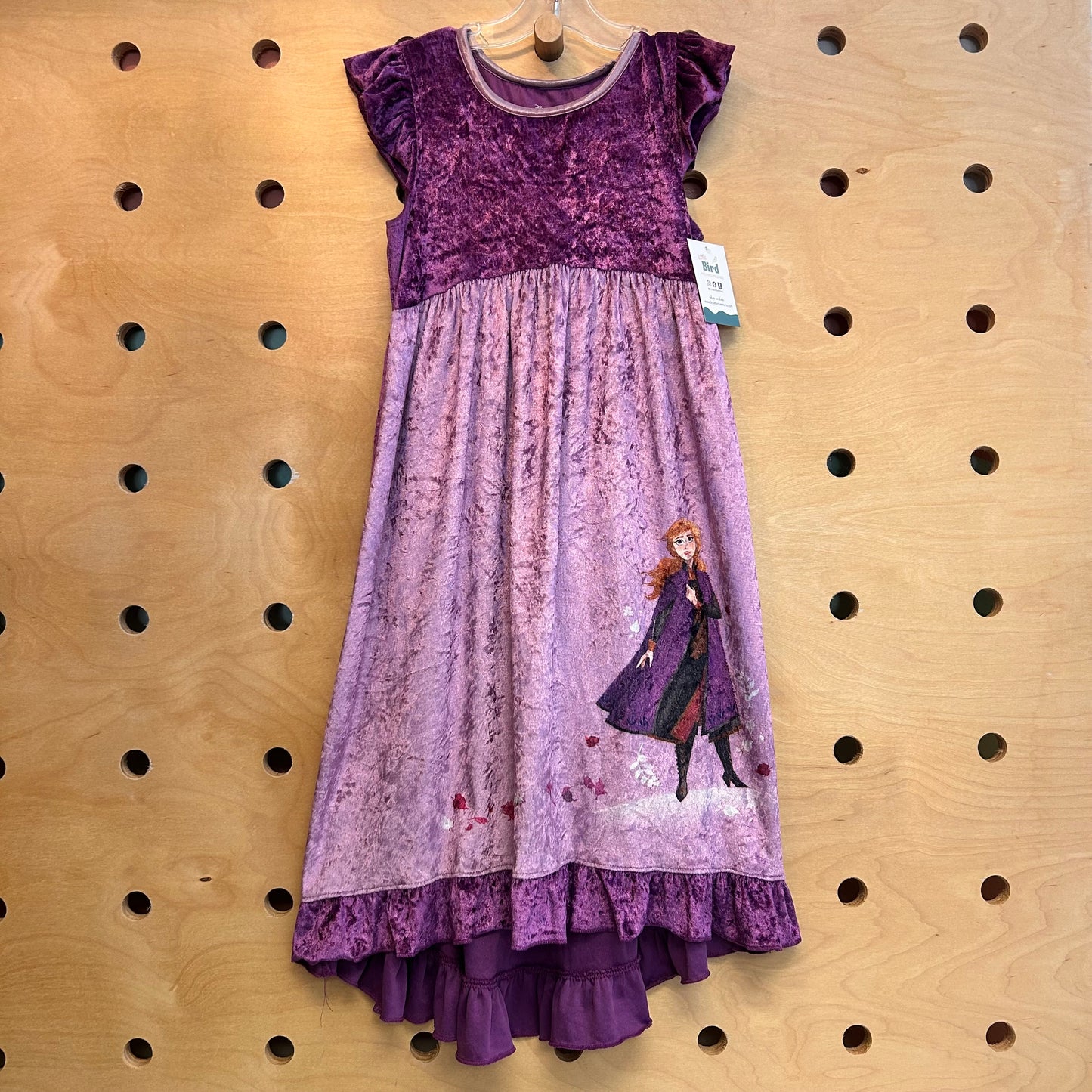Purple Velour Anna Nightgown