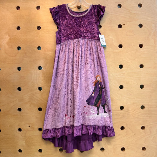 Purple Velour Anna Nightgown