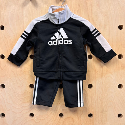Black & White Logo Track Suit