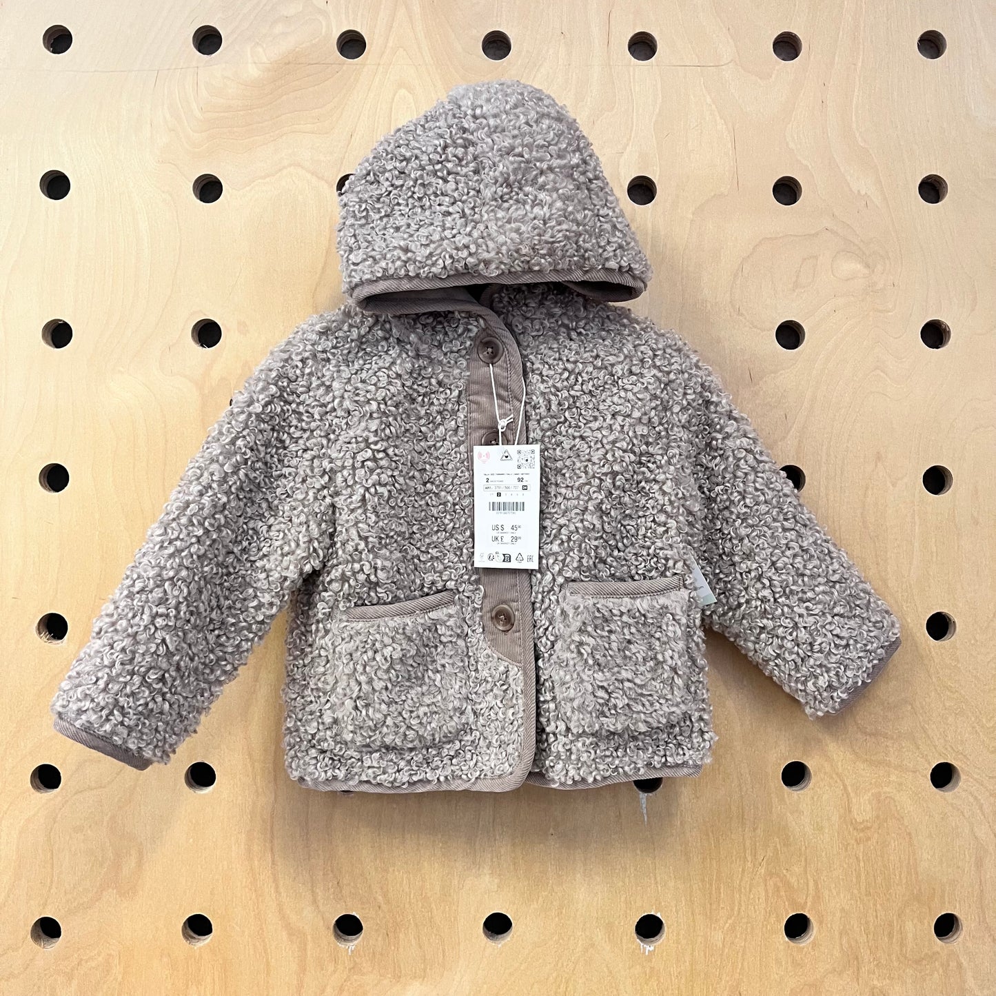 Teddy Bear Button Up Jacket NEW!