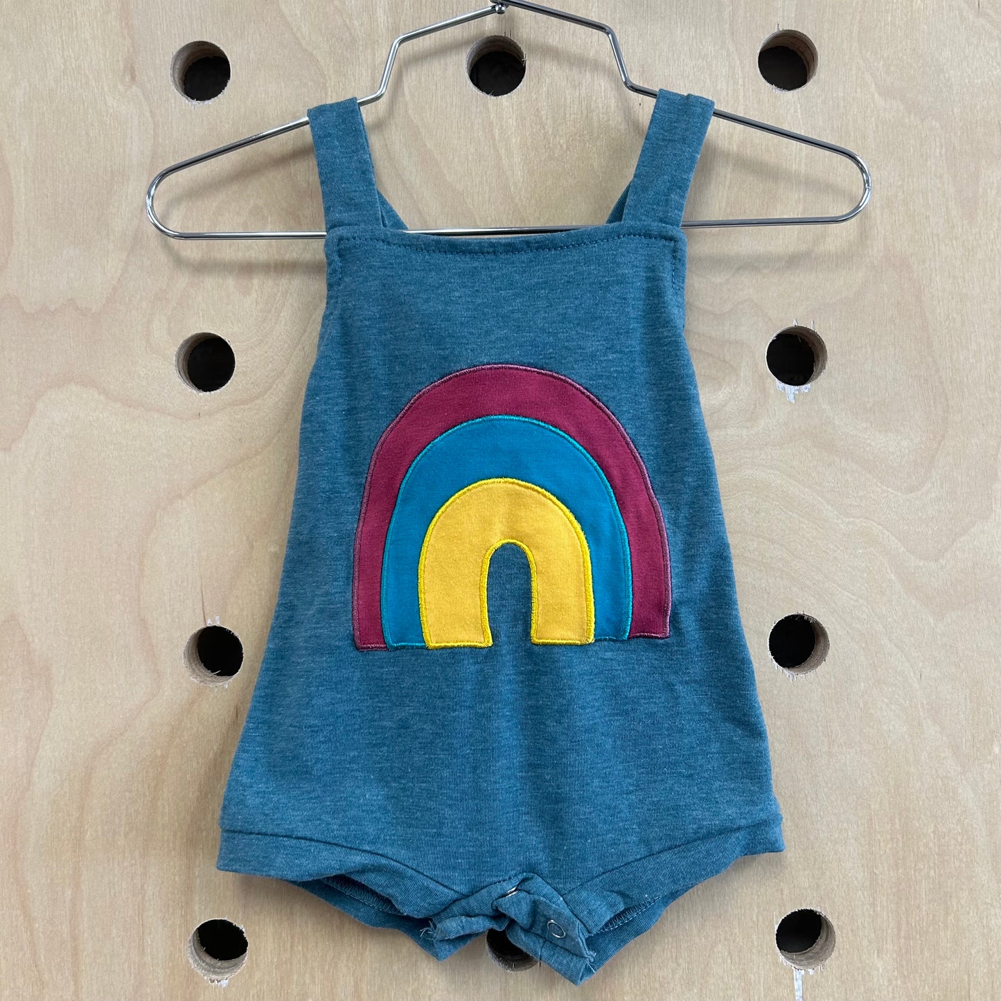 Blue Rainbow Romper